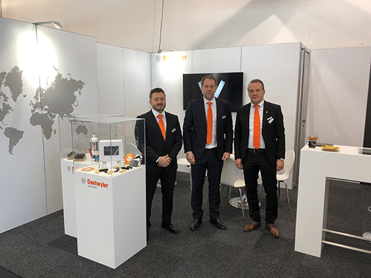 Daetwyler SwissTec ICE europe Stand personnel